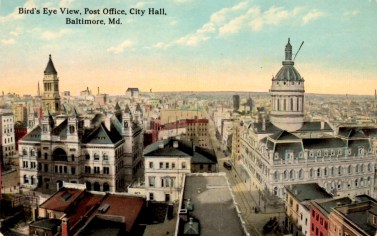 Baltimore Post Office Bird's Eye View